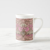 ウィリアム・モリス・ピーコックとドラゴンモノグラム ボーンチャイナマグカップ (右)