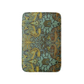 ウィリアム・モリス・ピーコック壁紙 バスマット (正面縦)