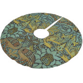 ウィリアム・モリス・ピーコック壁紙 ブラッシュドポリエステルツリースカート (アングル)