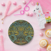 ウィリアム・モリス・ピーコック壁紙 ペーパープレート (パーティー)