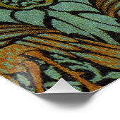 ウィリアム・モリス・ピーコック壁紙 ポスター (コーナー)