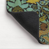 ウィリアム・モリス・ピーコック壁紙 マウスパッド (コーナー)