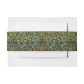 ウィリアム・モリス・ピーコック壁紙 招待状ベリーバンド (正面例)