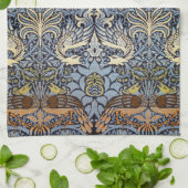 ウィリアム·モリス·ピーコック·アンド·ドラゴン キッチンタオル (折り畳み)