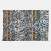 ウィリアム·モリス·ピーコック·アンド·ドラゴン キッチンタオル (横)