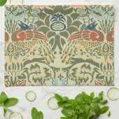 ウィリアム・モリス・ピーコック・アンド・ドラゴン キッチンタオル (折り畳み)