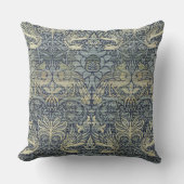 ウィリアム・モリス・ピーコック・アンド・ドラゴン クッション (正面)