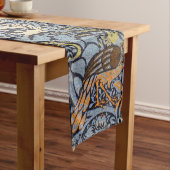 ウィリアム・モリス・ピーコック・アンド・ドラゴン ショートテーブルランナー (インサイチュ)