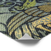 ウィリアム・モリス・ピーコック・アンド・ドラゴン ポスター (角)