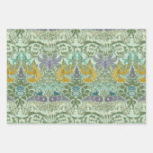 ウィリアム・モリス・ピーコック・アンド・ドラゴン ラッピングペーパーシート (正面3)