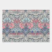 ウィリアム・モリス・ピーコック・アンド・ドラゴン ラッピングペーパーシート (正面2)