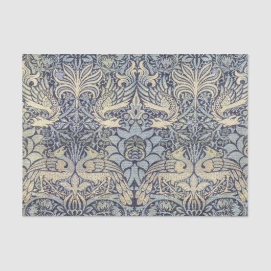 ウィリアム・モリス・ピーコック・アンド・ドラゴン 薄葉紙 (正面)