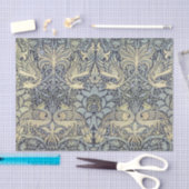 ウィリアム・モリス・ピーコック・アンド・ドラゴン 薄葉紙 (クラフト)