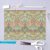 ウィリアム・モリス・ピーコック・アンド・ドラゴン 薄葉紙 (クラフト)