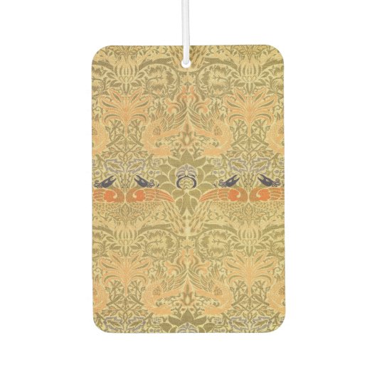 ウィリアム・モリス・ピーコック&ドラゴンアート&クラフツ カーエアーフレッシュナー (正面)