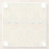 ウィリアム・モリス・ピーコック&ドラゴンアート&クラフツ ガラスコースター (裏面)