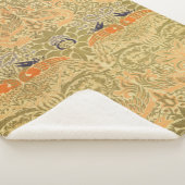 ウィリアム・モリス・ピーコック&ドラゴンアート&クラフツ シェルパブランケット (3/4)