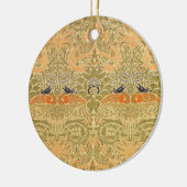 ウィリアム・モリス・ピーコック&ドラゴンアート&クラフツ セラミックオーナメント (左)