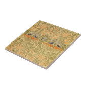 ウィリアム・モリス・ピーコック&ドラゴンアート&クラフツ タイル (側面)