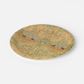 ウィリアム・モリス・ピーコック&ドラゴンアート&クラフツ ペーパープレート (アングル)