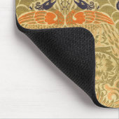 ウィリアム・モリス・ピーコック&ドラゴンアート&クラフツ マウスパッド (コーナー)