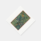 ウィリアム・モリス・フェアサン付き紙ナプキンデザイン スタンダードカクテルナプキン (角)