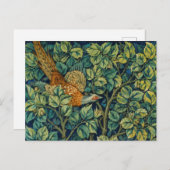 ウィリアム・モリス「フェアサン」デザイン付き葉書 ポストカード (正面/裏面)