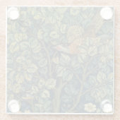 ウィリアム・モリス・フェアシャンバードツリーウッドランド ガラスコースター (裏面)