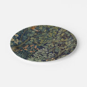 ウィリアム・モリス・フェアシャンバードツリーウッドランド ペーパープレート (アングル)