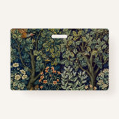 ウィリアム・モリス・フェアシャンバードツリーボタニカル バッジ (裏面)