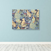 ウィリアム・モリス・フォレストラビット キャンバスプリント (インサイチュ (ウッドフロア))