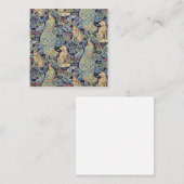 ウィリアム・モリス・フォレストラビット スクエア名刺 (正面/裏面)