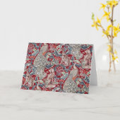 ウィリアム・モリス・フォレスト・アニマルズ カード (黄色い花)