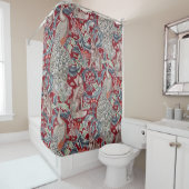 ウィリアム·モリス·フォレスト·アニマルズ シャワーカーテン (インサイチュ)