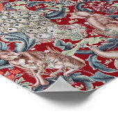 ウィリアム・モリス・フォレスト・アニマルズ ポスター (角)