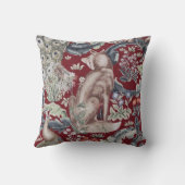 ウィリアム·モリス·フォレスト·キツネ クッション (裏面)