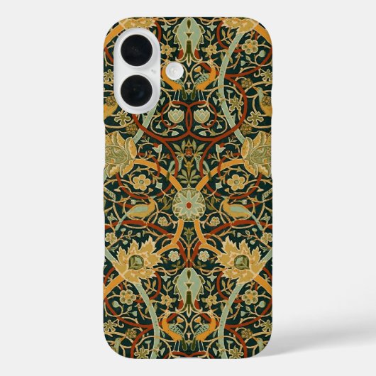 ウィリアム・モリス フォレスト テピストリー パターン: ビンテージ Case-Mate iPhoneケース (裏面)