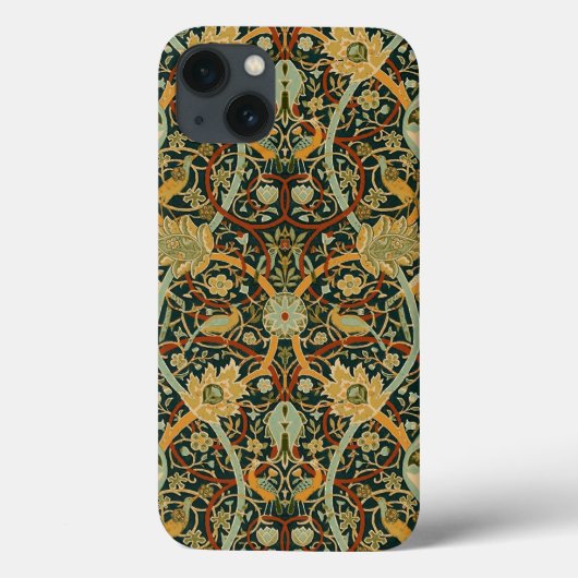 ウィリアム・モリス フォレスト テピストリー パターン: ビンテージ Case-Mate iPhoneケース (裏面)