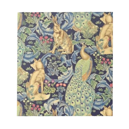 ウィリアム・モリス・フォレスト ノートパッド (正面)