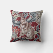 ウィリアム·モリス·フォレスト·ラビット クッション (裏面)