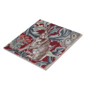 ウィリアム·モリス·フォレスト·ラビット タイル (側面)