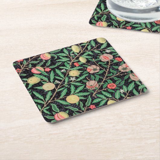 ウィリアム・モリス・フォー・フルーツ スクエアペーパーコースター (アングル)