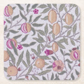 ウィリアム·モリス·フォー·フルーツ スクエアペーパーコースター (正面)