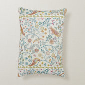 ウィリアム・モリス – フクロウとベリー壁紙 アクセントクッション (裏面(縦))