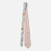 ウィリアム・モリス – フクロウとベリー壁紙 ネクタイ (裏面)