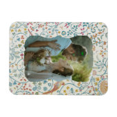 ウィリアム・モリス – フクロウとベリー壁紙 マグネット (横)