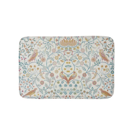 ウィリアム・モリス – フクロウとベリー バスマット (正面)