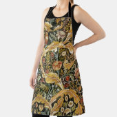 ウィリアム・モリス・フクロウ・アン・アカンサス エプロン (インサイチュ)