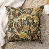 ウィリアム・モリス・フクロウ・アン・アカンサス クッション (ブランケット)