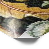 ウィリアム・モリス・フクロウ・アン・アカンサス フォトプリント            (角)